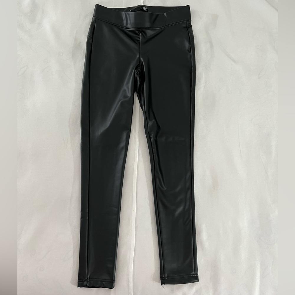 Black Leather Leggings